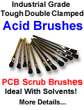 Acid Brushes, PCB, Board, Cleaning