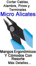 Micro Alicates, Cortar Cables, Alambres, Pines y Terminales
