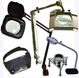 Inspection, Illuminated, Magnifiers, Optic, Loupes