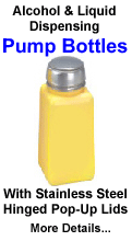 Dispensing Bottles, Pump Bottles