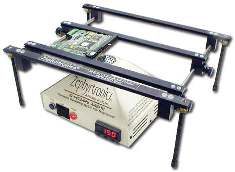 Bottom Side Forced Convection Temperature Controlled PCB Preheating